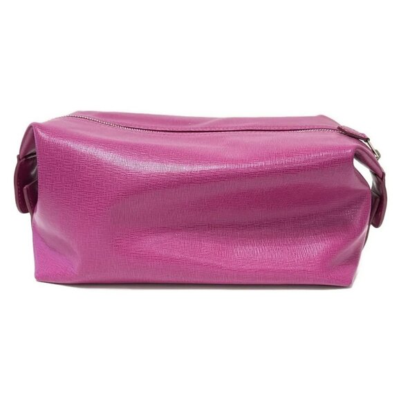 Auth GIORGIOARMANI - Pink Leather Pouch - Picture 1 of 7